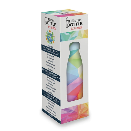 The Steel Bottle Art Series #3 - Geometric Color