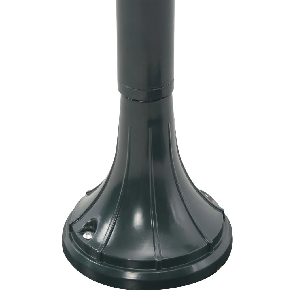 Lampione da Giardino E27 120 cm Alluminio Verde Scuro CFW5772226