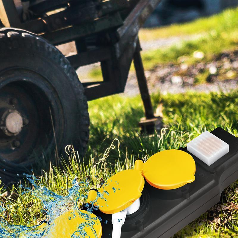 LogiLink LPS255 prolunghe e multiple 1,5 m 5 presa(e) AC Esterno Nero, Giallo