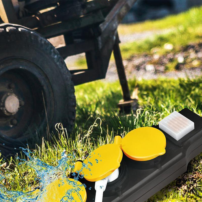 LogiLink LPS255 prolunghe e multiple 1,5 m 5 presa(e) AC Esterno Nero, Giallo