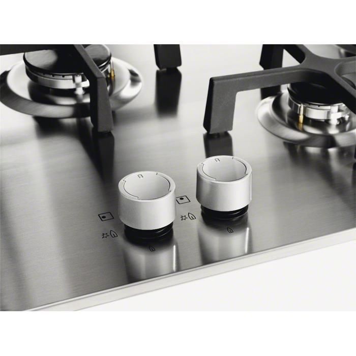 Electrolux EGS6424X piano cottura Acciaio inossidabile Da incasso Gas 4 Fornello(i)