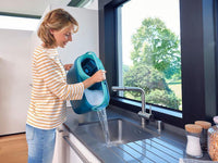 Leifheit 52120 sistema a mocio e secchio Serbatoio singolo Blu, Verde