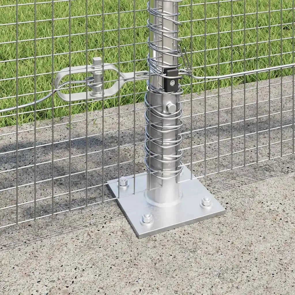 Palo della recinzione | Pannello per recinzione Argento