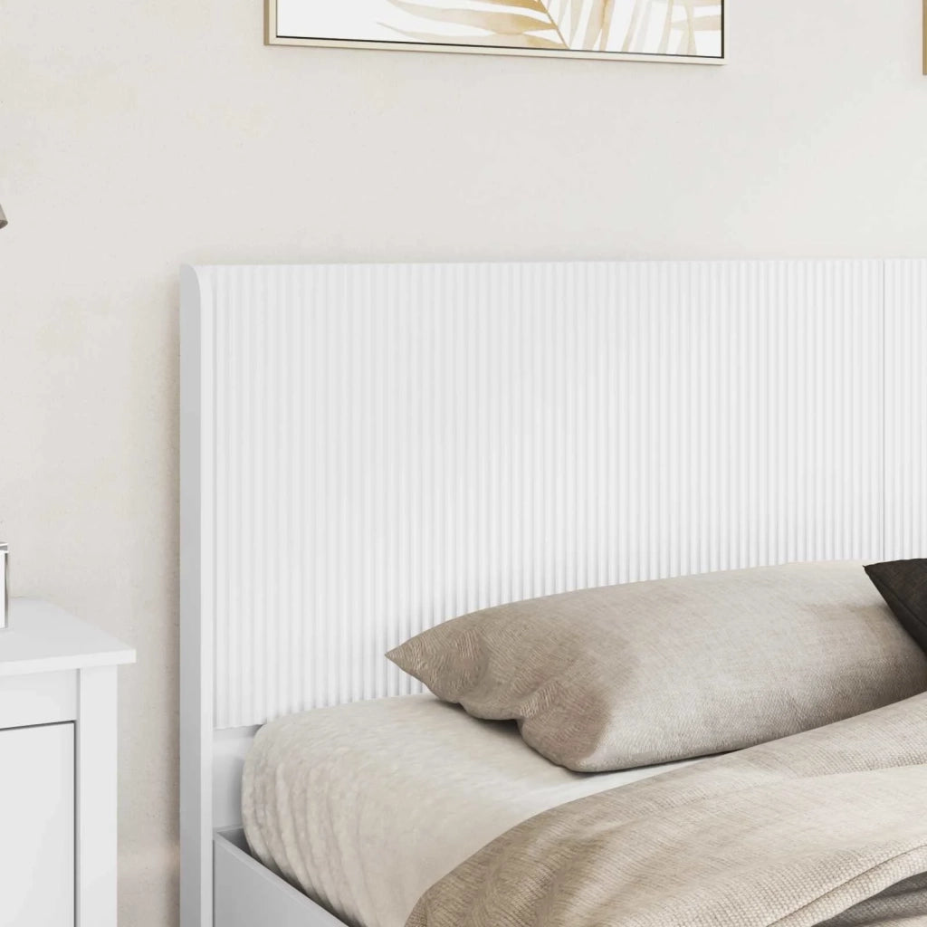 Struttura del letto con stoccaggio e testata Bianco 3413923