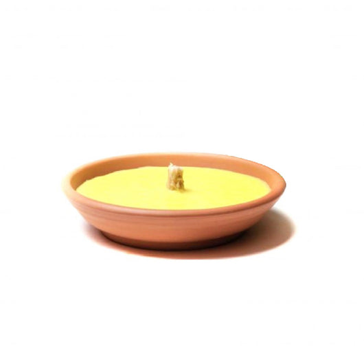 Fiaccola profumata alla citronella candela uso esterno giardino coccio zanzare