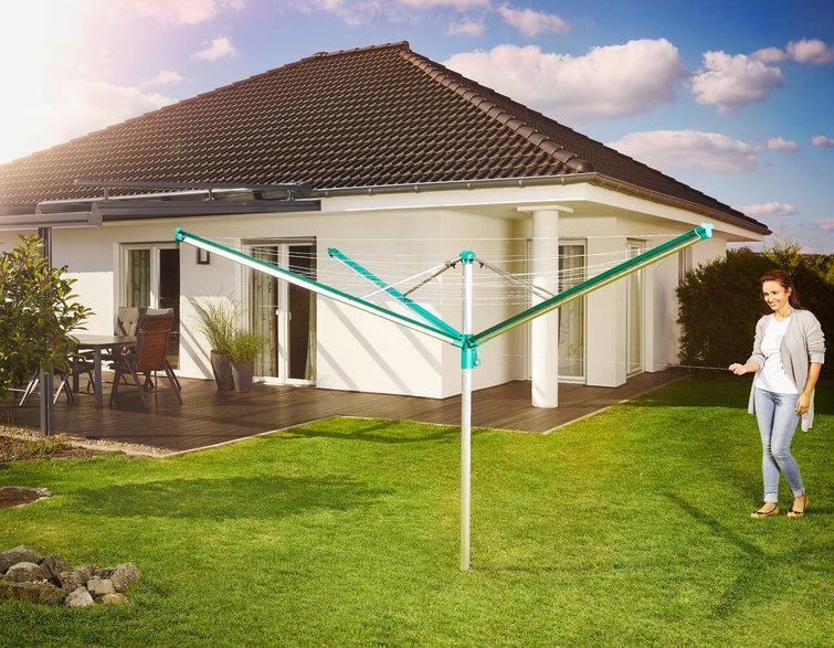 Leifheit Linomatic 500 Deluxe Verde, Bianco