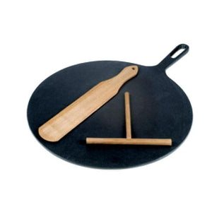 Ilsa Crepiera in Ghisa con Spatole 32cm