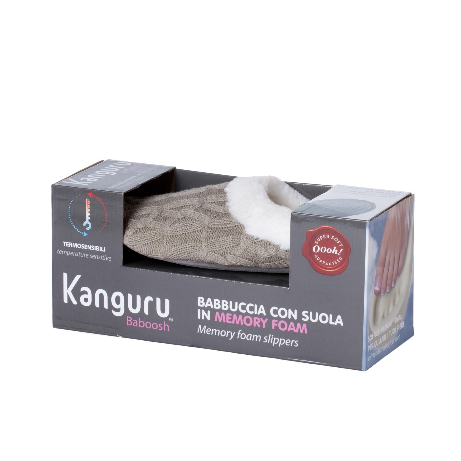 Kanguru Babbucce in Memory Foam Baboosh Women S