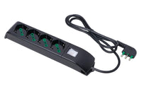 FANTON Fido prolunghe e multiple 1,5 m 4 presa(e) AC Interno Nero