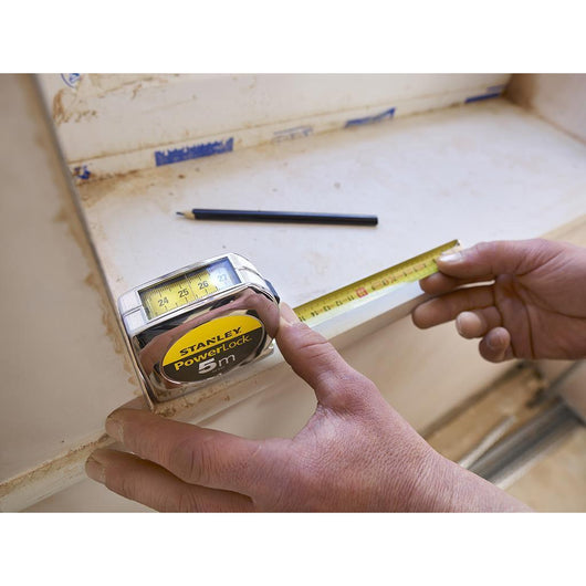 Stanley 0-33-932 rotella metrica 5 m Acciaio inossidabile