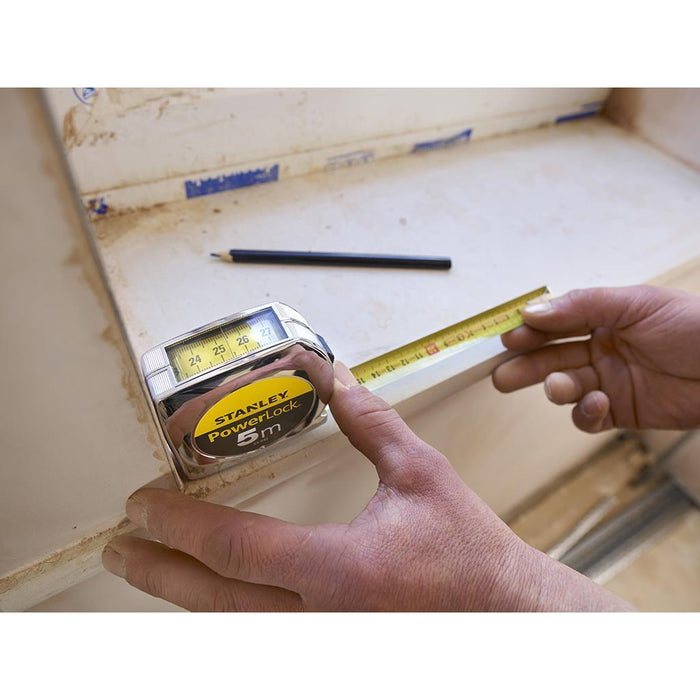 Stanley 0-33-932 rotella metrica 5 m Acciaio inossidabile