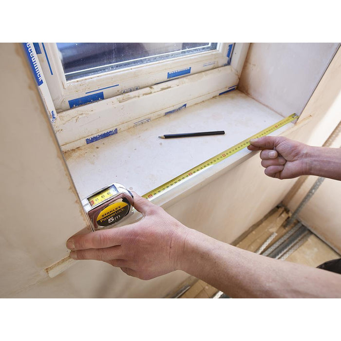 Stanley 0-33-932 rotella metrica 5 m Acciaio inossidabile