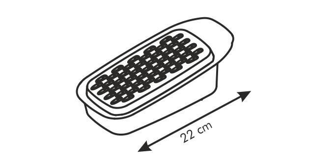 Tescoma 642744 grattugia e spiralizzatore manuali Verde, Trasparente