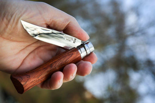 Opinel N°08 Camper/scout Marrone