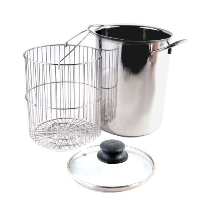 Pentola Asparagera Inox Cm 16 H 21 Vela