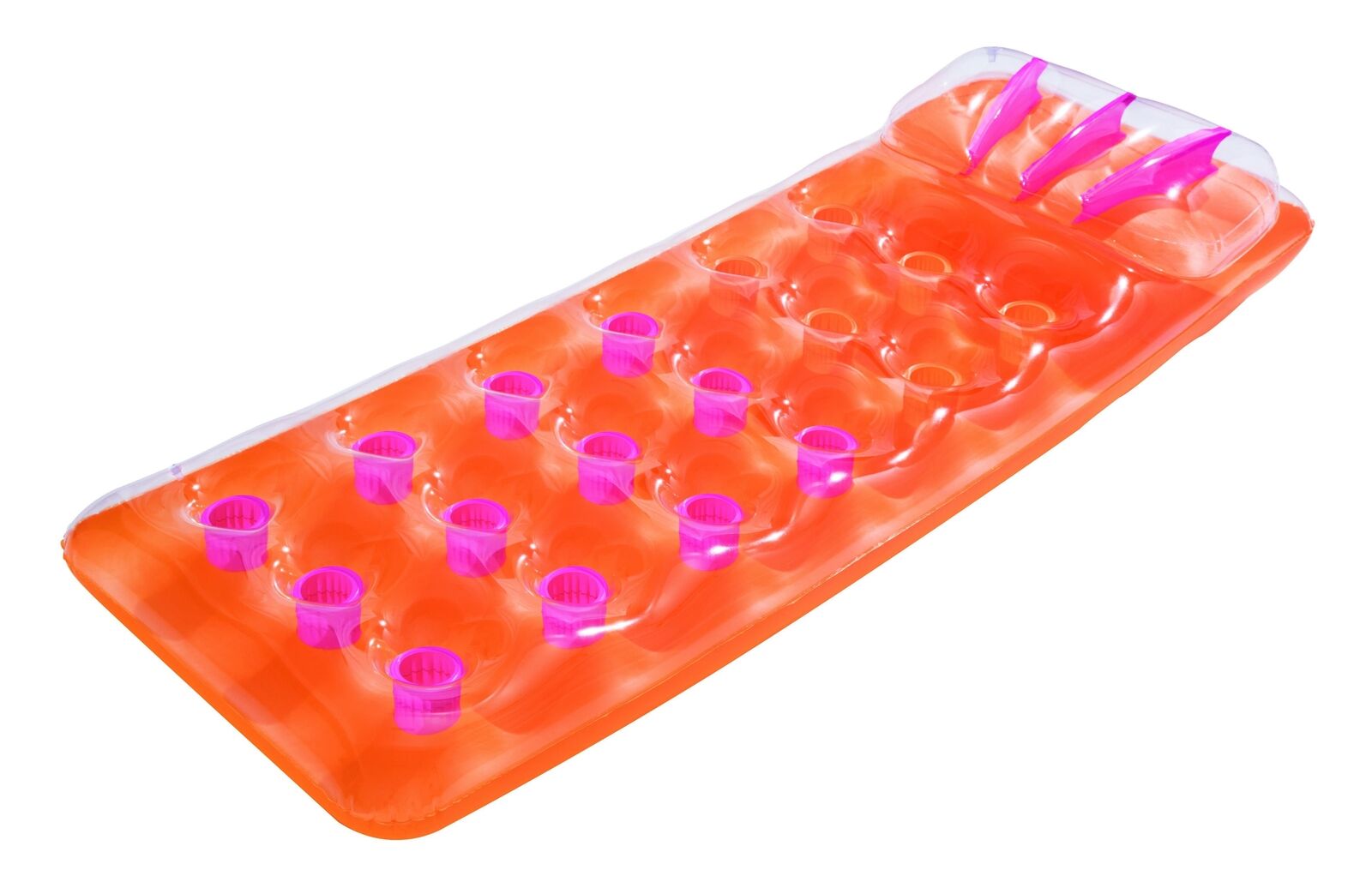 Bestway 43015 galleggiante da piscina e da spiaggia Verde, Trasparente, Giallo Vinile Materassino galleggiante