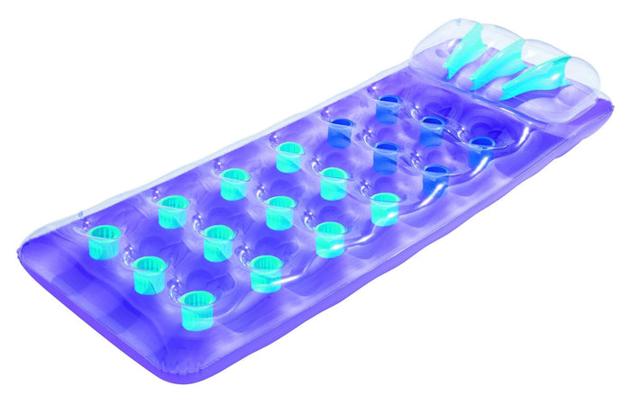 Bestway 43015 galleggiante da piscina e da spiaggia Verde, Trasparente, Giallo Vinile Materassino galleggiante