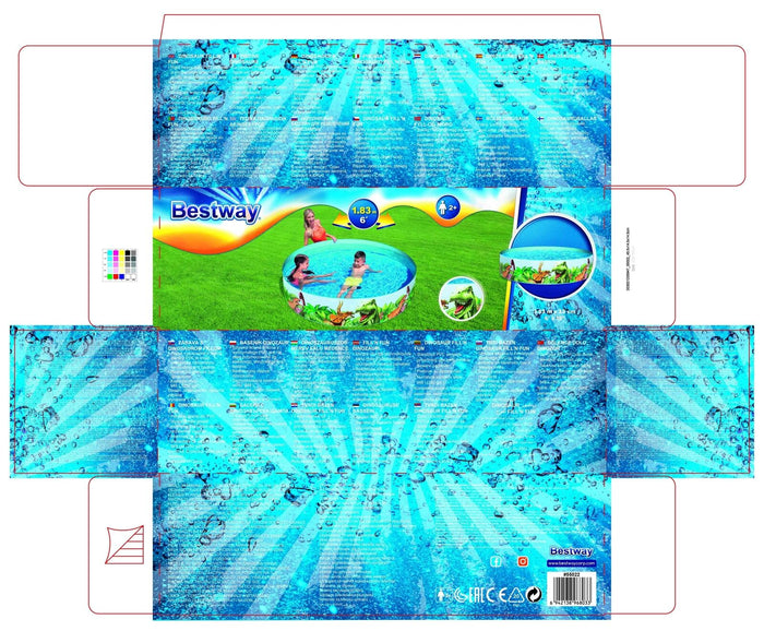 Bestway 55022 piscina per bambini Piscina con bordi