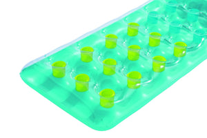 Bestway 43015 galleggiante da piscina e da spiaggia Verde, Trasparente, Giallo Vinile Materassino galleggiante