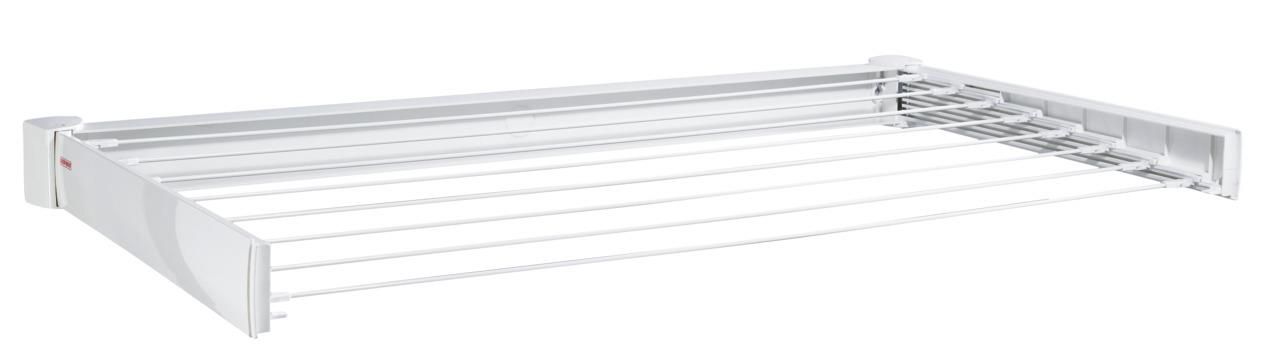 Leifheit 83305 stendino e filo asciugabiancheria Griglia montata a muro Bianco