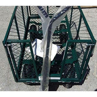 Vigor Carrello Acciaio con 4 Ruote Portata Massima 300 kg