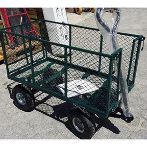 Vigor Carrello Acciaio con 4 Ruote Portata Massima 300 kg