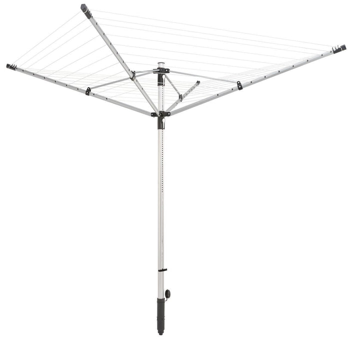 Leifheit LinoLift 500 Stendino con parte superiore rotante Nero, Argento