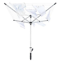 Leifheit LinoLift 500 Stendino con parte superiore rotante Nero, Argento