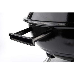 BBQ Barbecue Tondo con Ruote e Coperchio 50x49x73cm