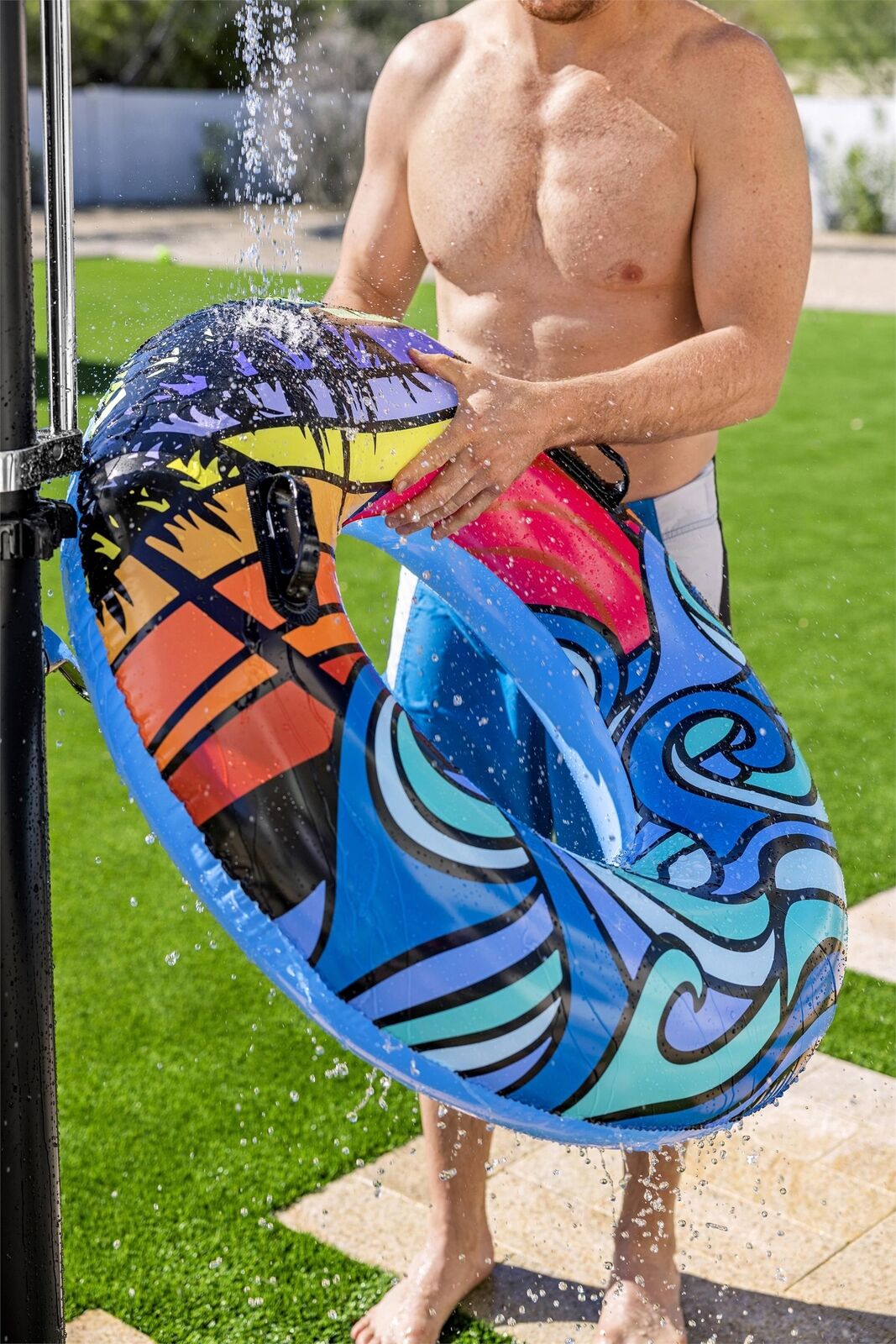 Bestway 58694 / 23 doccia per giardino e piscina Libera installazione