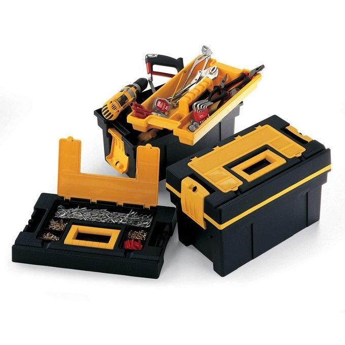 Terry Store-Age 1000628 cassetta per attrezzi Nero, Arancione