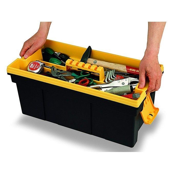 Terry Store-Age 1000628 cassetta per attrezzi Nero, Arancione