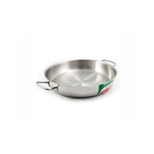 Tegame per induzione con 2 manici in acciaio Inox Diametro 36