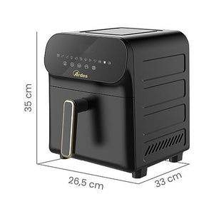 Ardes ARFRYA04 friggitrice Singolo 6 L Indipendente 1700 W Friggitrice ad aria calda Nero
