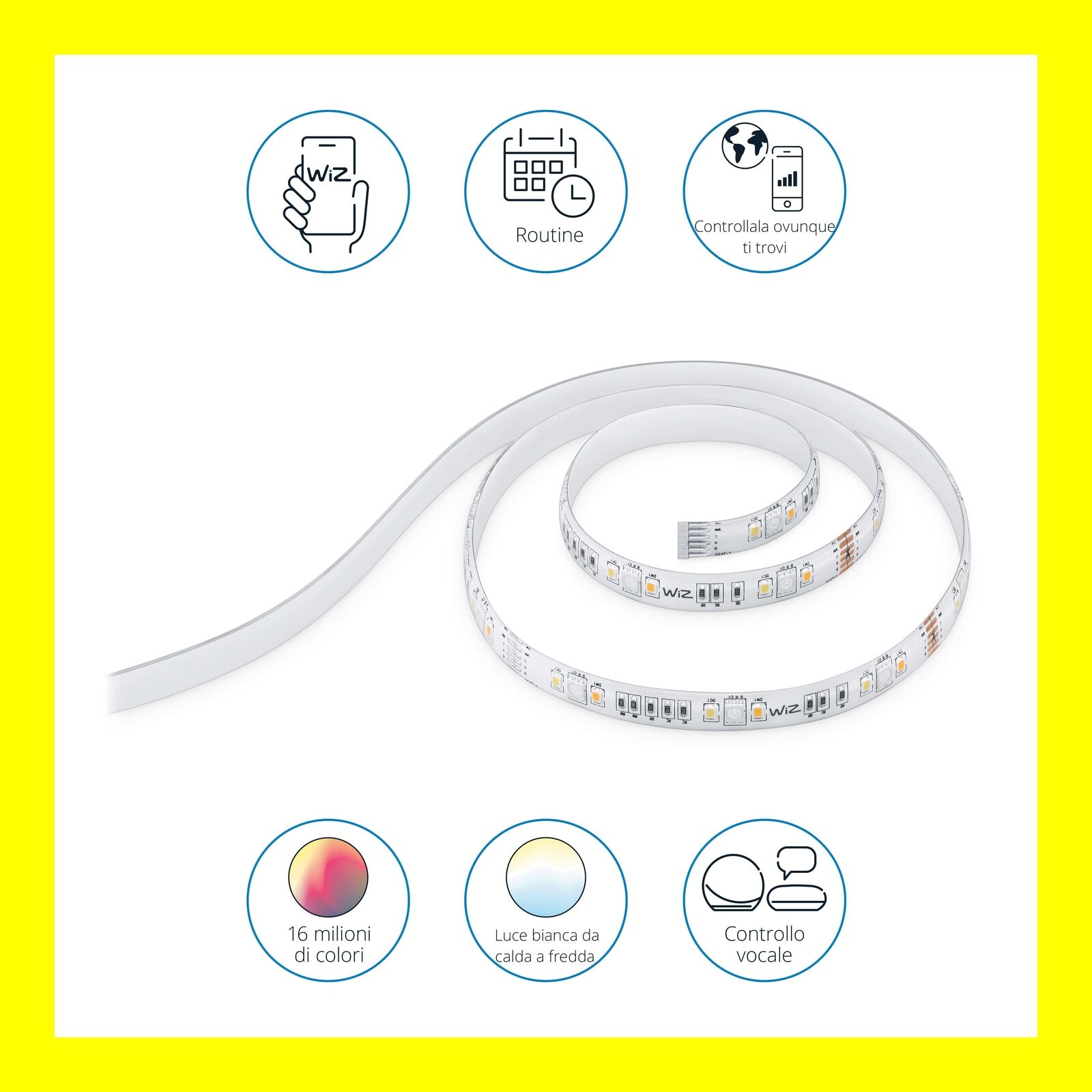 WiZ COLOR StarterKit Lightstrip Extension 1M