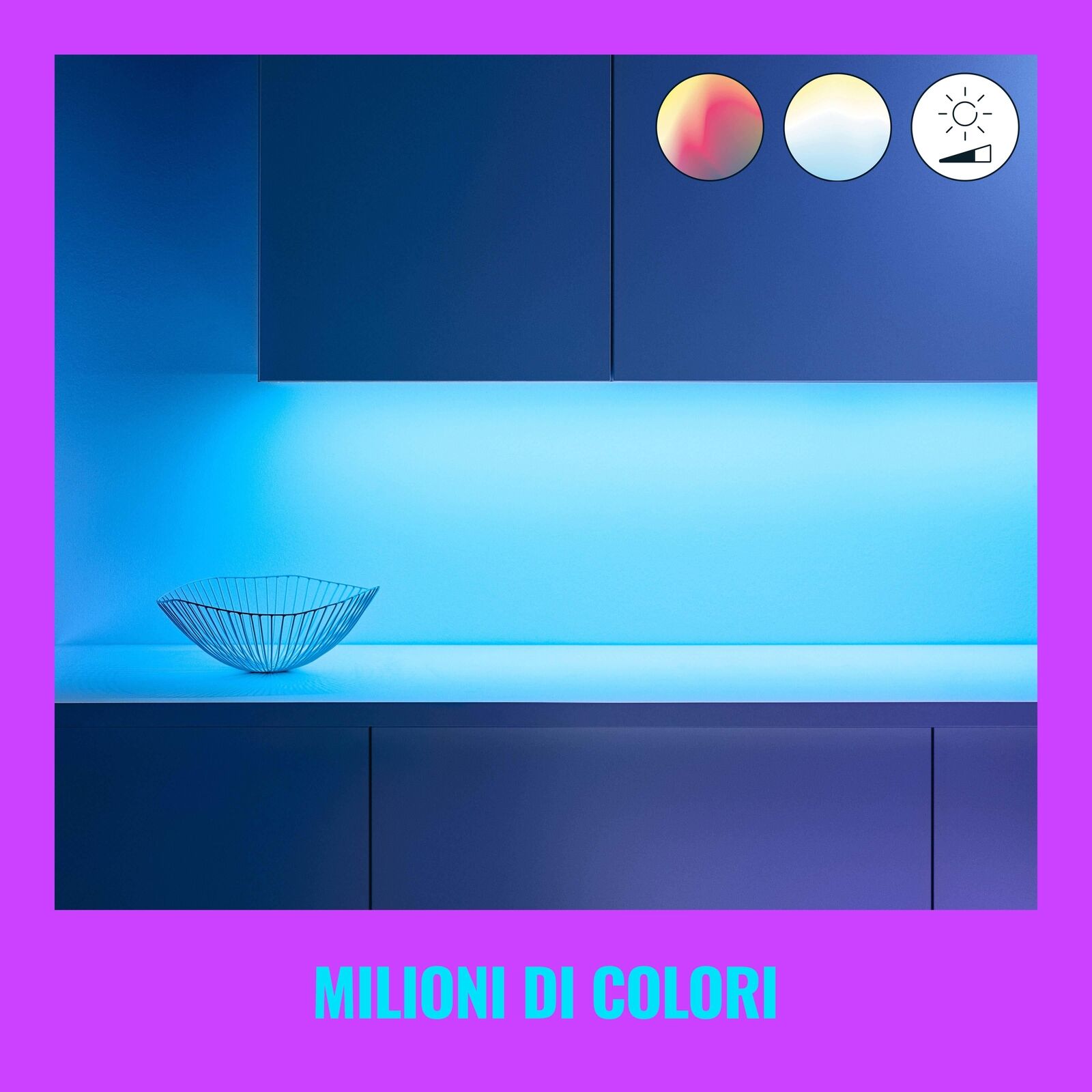 WiZ COLOR StarterKit Lightstrip Extension 1M