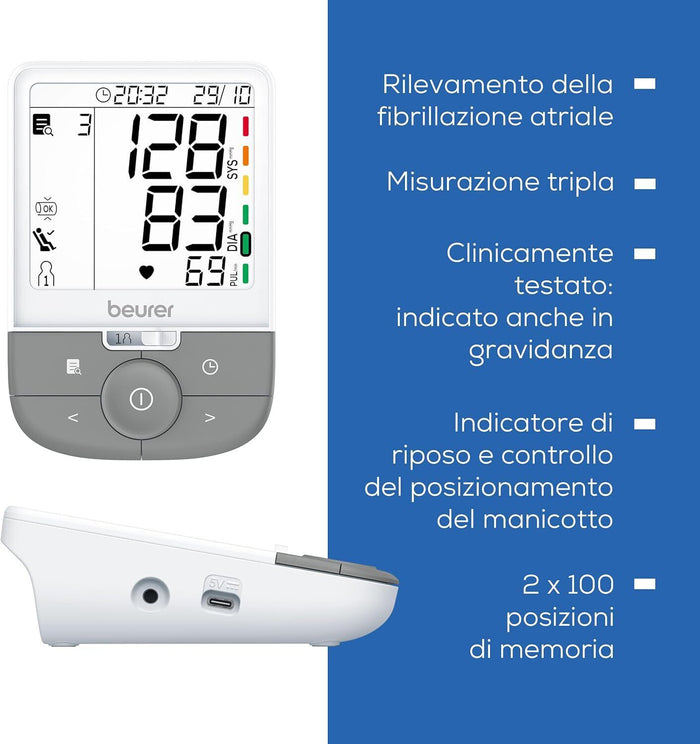 Beurer Misuratore di pressione da braccio BM 53