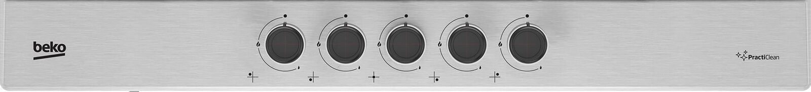 Beko HIAW75225SXE Acciaio inossidabile Da incasso 75 cm Gas 5 Fornello(i)