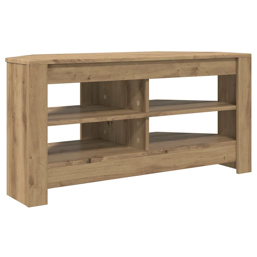 Mobile TV Angolare-Credenza per TV-Console TV Rovere artigianale 102 x 40,5 x 45 cm