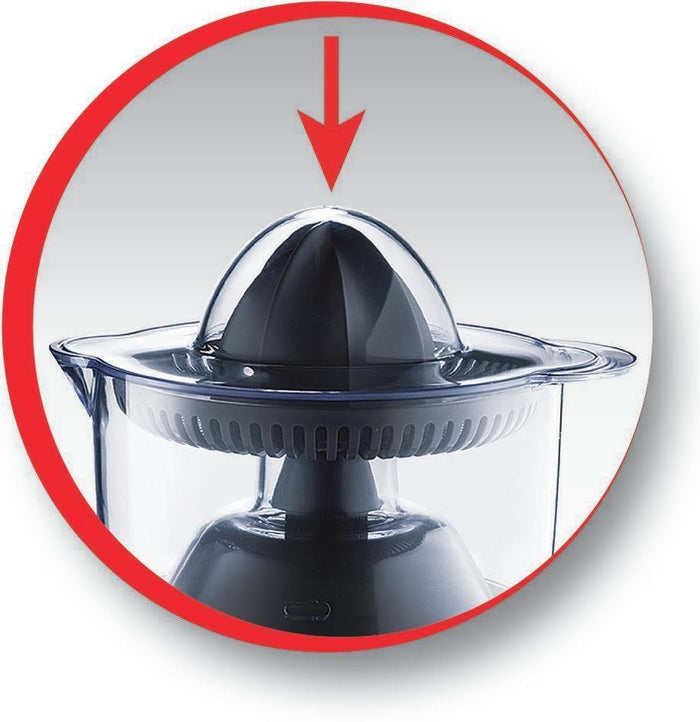 Moulinex PC1208 spremiagrumi elettrico 0,45 L 25 W Nero, Trasparente