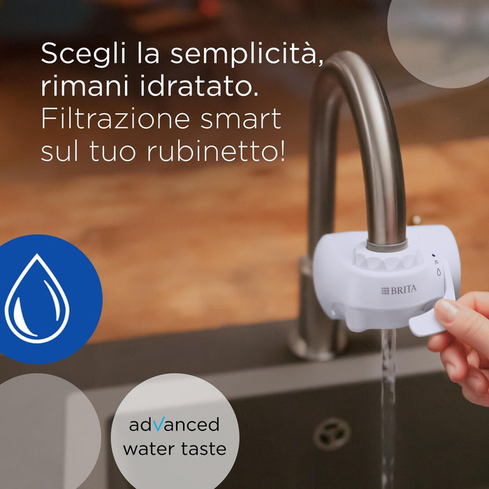 Brita Filtro ON TAP V, 1 filtro (4 mesi) - Riduce piccole particelle, metalli e sostanze che alterano il gusto