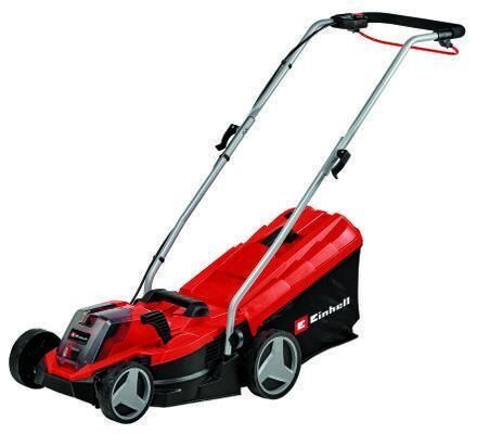 Einhell GE-CM 18/33 Li (1x4,0Ah) Tagliaerba a spinta Batteria Nero, Rosso