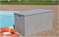 Toomax Baule Multiuso Wood da Esterni 420L rifinitura Effetto Legno cm 120x56x63h Art. 163