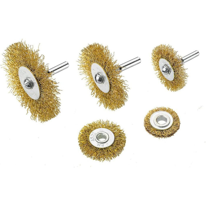 Topex 62h614 spazzole rotanti, 5 5 pezzi ds