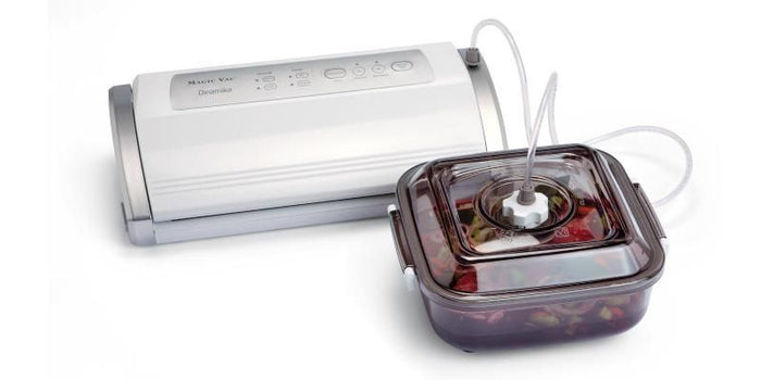 Magic Vac Dinamika macchina per sottovuoto 800 mbar Argento, Bianco