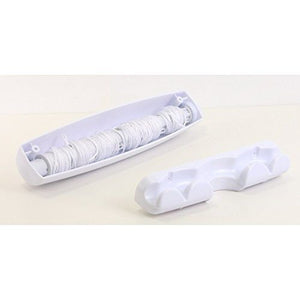 Gimi Rotor 6 Stendibiancheria da Parete in Resina 21 Metri Stendibili