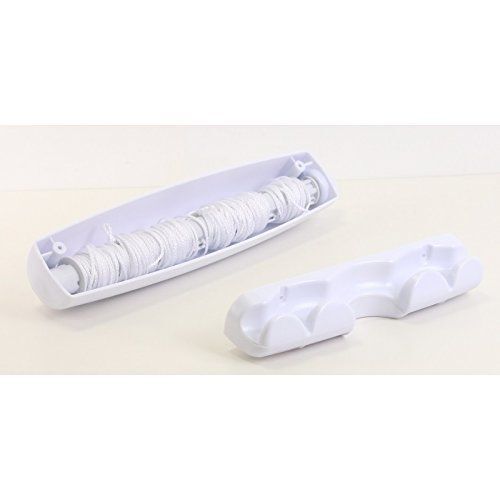 Gimi Rotor 6 Stendibiancheria da Parete in Resina 21 Metri Stendibili