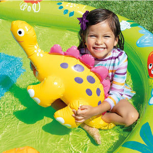 Intex 57166NP Centro giochi gonfiabile con dinosauri Vinile Multicolore 191 x 152 x 58 cm