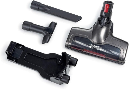 Ariete 2757 22v Lithium - Scopa Elettrica Senza Fili - 3 livelli di Filtrazione - Batteria Li-Ion 2200 mAH - Kit accessori incluso - Rosso