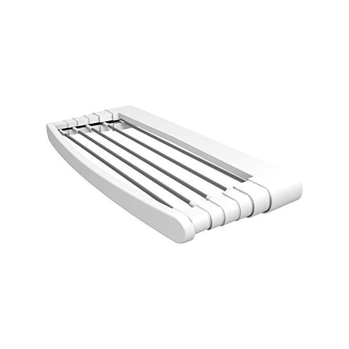 Gimi Stendibiancheria da parete Telepack 70 in resina e alluminio 5 metri stendibili